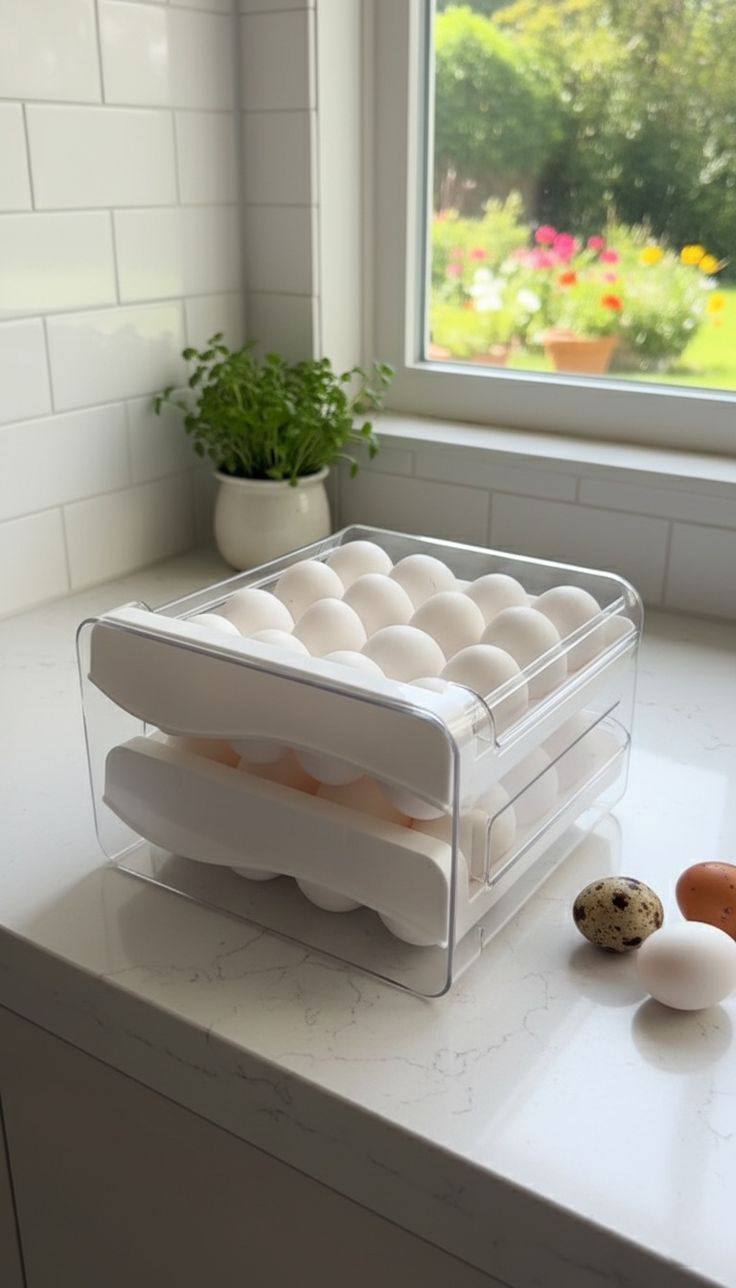 Organizador de ovos para geladeira